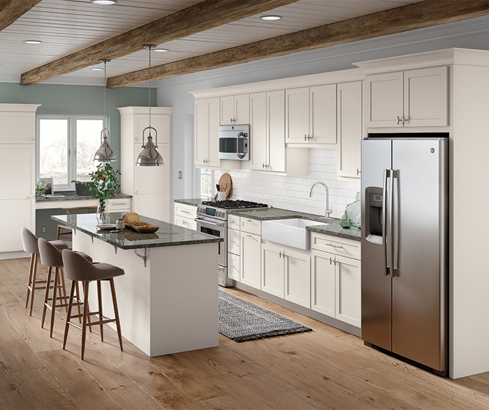 Gray Kitchen with Laminate Cabinets - MasterBrand